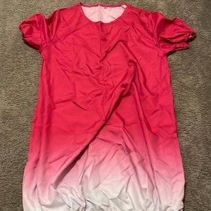 Pink tye died shirt